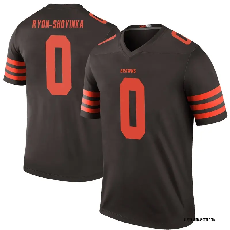 Youth Brown Legend Joe Tryon-Shoyinka Cleveland Color Rush Jersey
