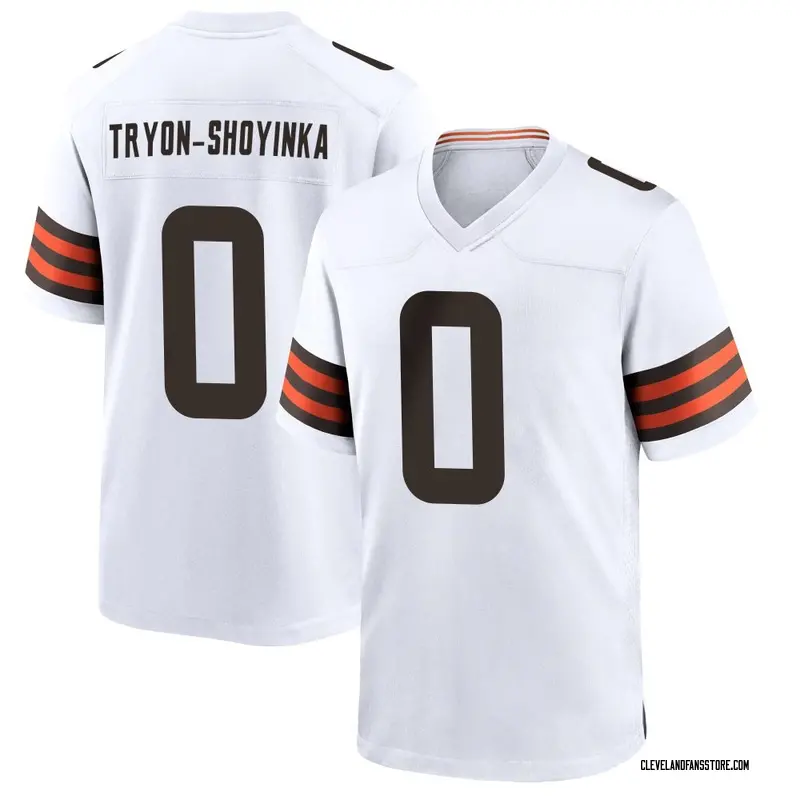 Youth White Game Joe Tryon-Shoyinka Cleveland Jersey